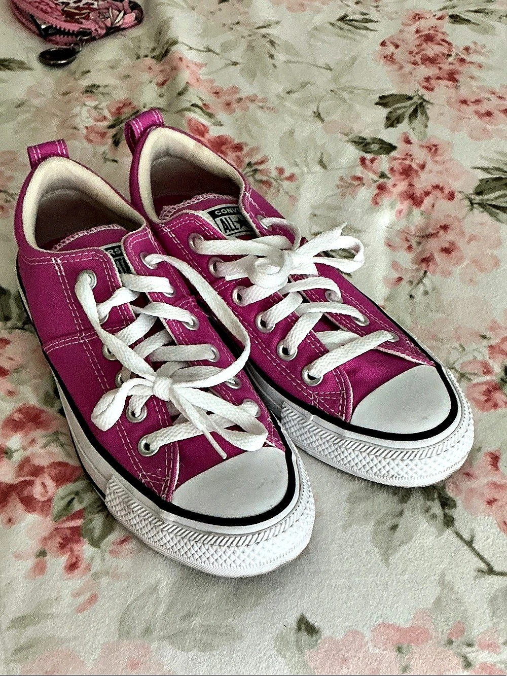 Converse Chuck Taylor All Star Madison Pink & White Sneakers US 7